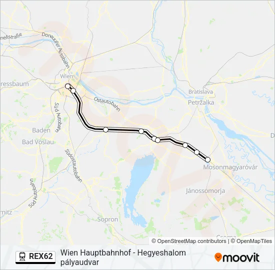 REX62  Line Map