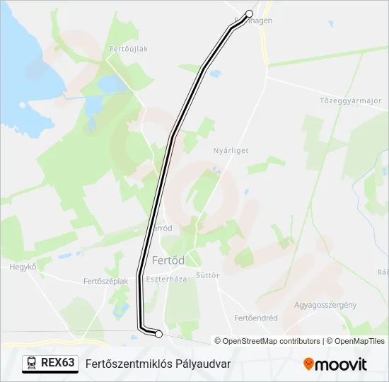 REX63  Line Map