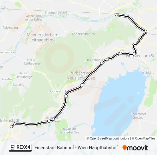 REX64  Line Map