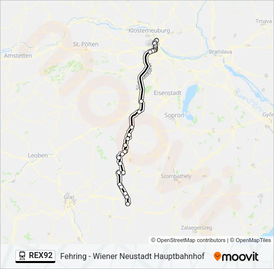 REX92  Line Map