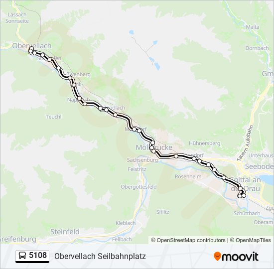 5108 bus Line Map