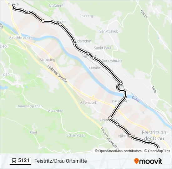 5121  Line Map
