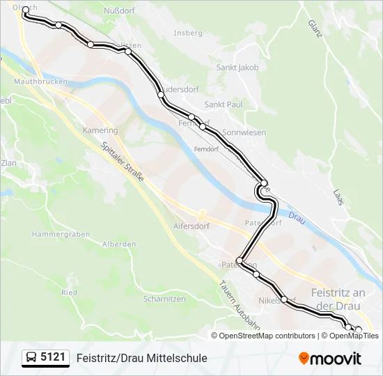 5121  Line Map