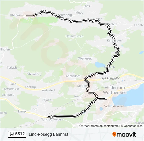 5312 Bus Line Map