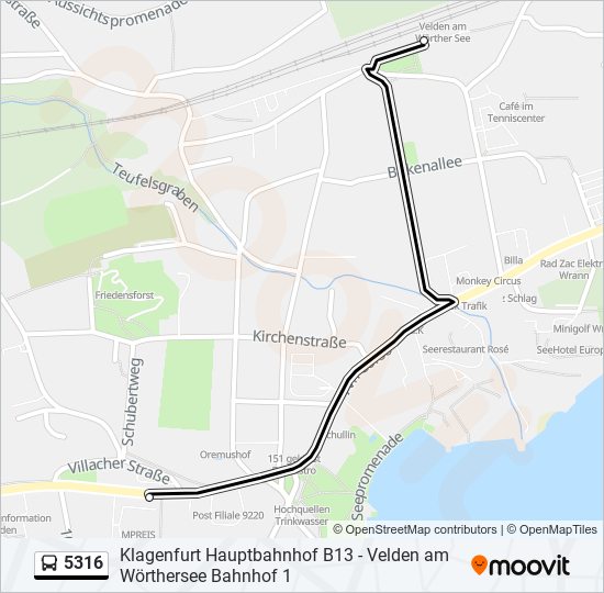 5316  Line Map