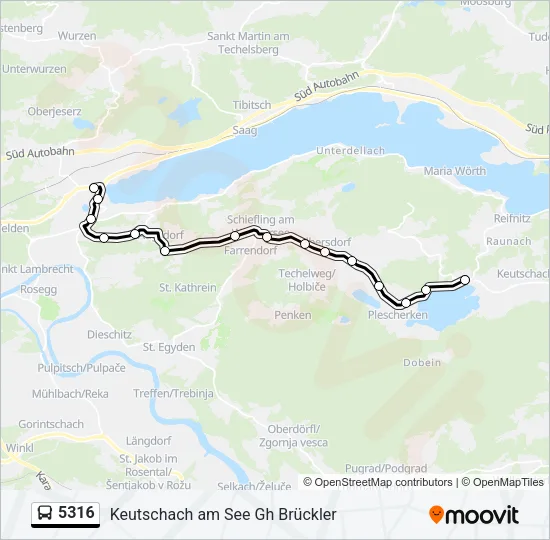 5316  Line Map