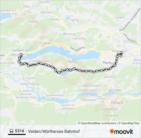 5316  Line Map