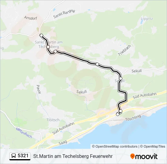 5321  Line Map