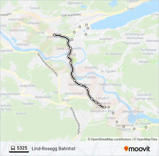 5325  Line Map