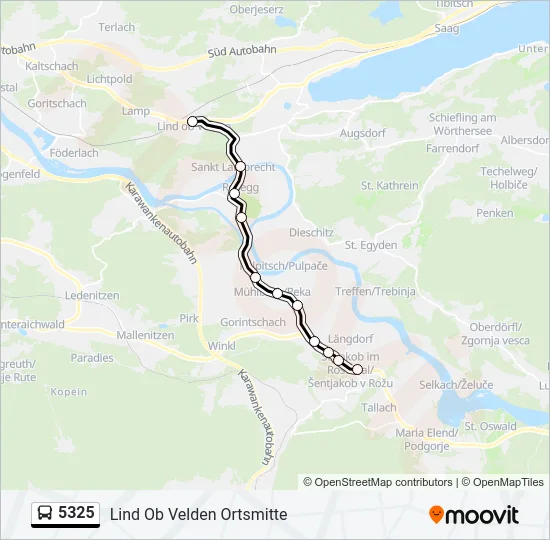 5325  Line Map