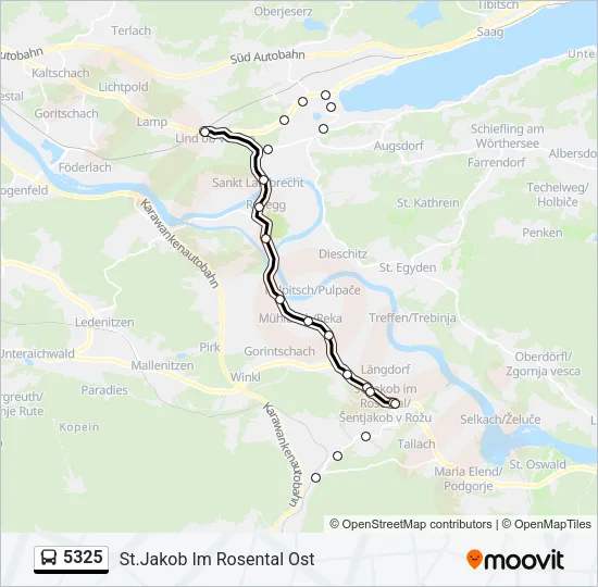 5325  Line Map