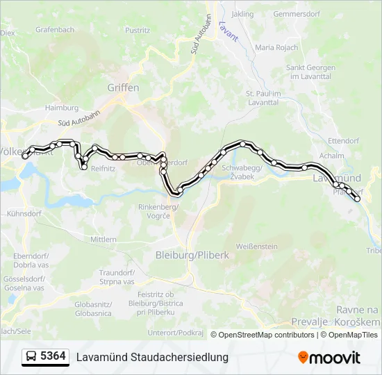 5364  Line Map