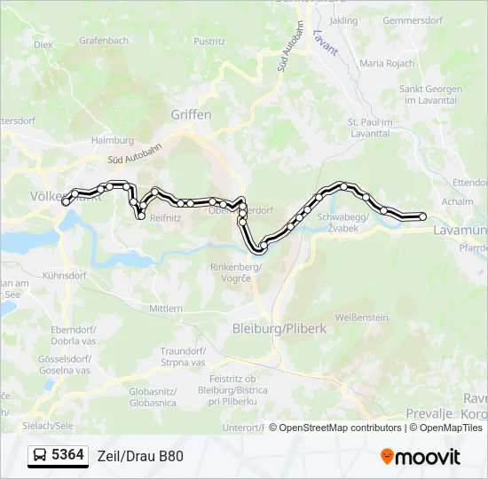 5364  Line Map