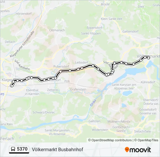 5370 Bus Line Map