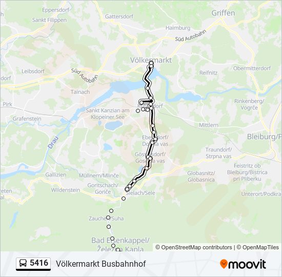 5416  Line Map