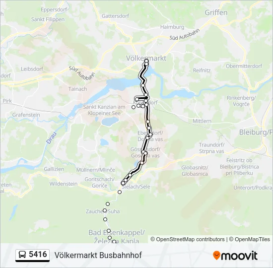 5416  Line Map