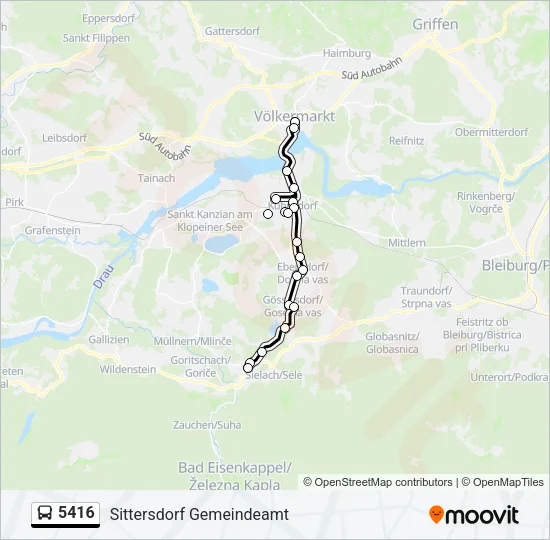 5416  Line Map