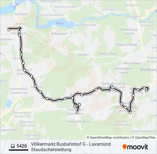 5420  Line Map