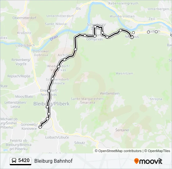 5420  Line Map
