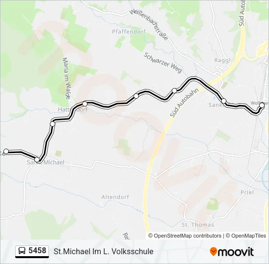 5458  Line Map