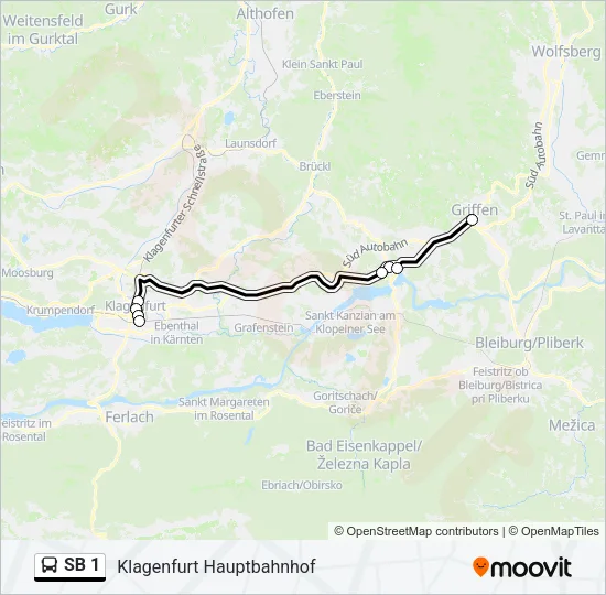 SB 1  Line Map