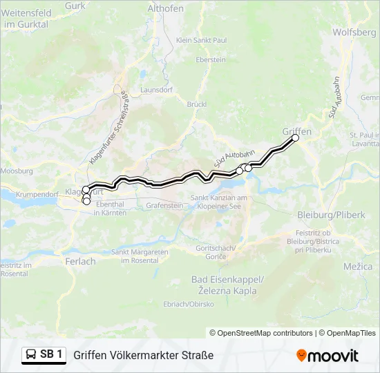 SB 1  Line Map