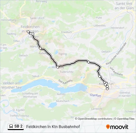SB 2  Line Map