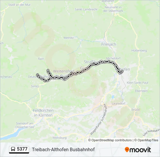 5377 Bus Line Map
