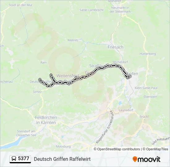 5377 Bus Line Map