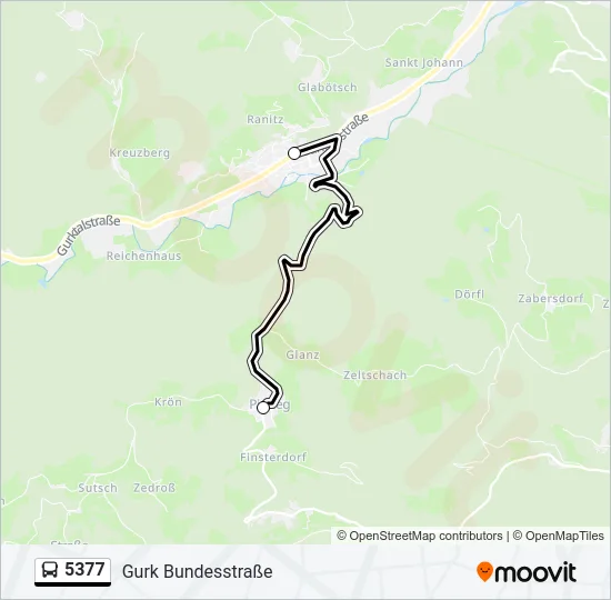 5377 Bus Line Map