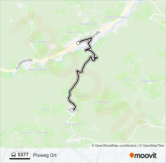 5377 Bus Line Map
