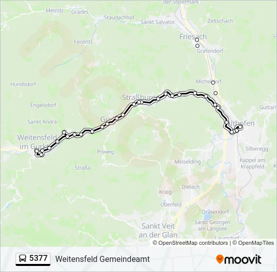 5377 Bus Line Map