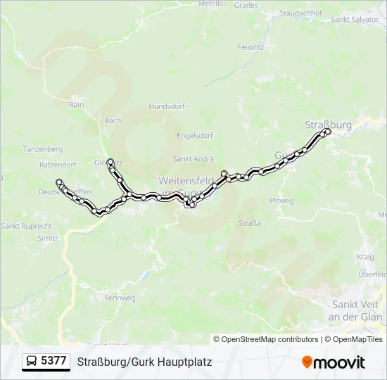 5377 Bus Line Map