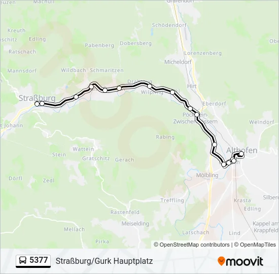 5377 Bus Line Map