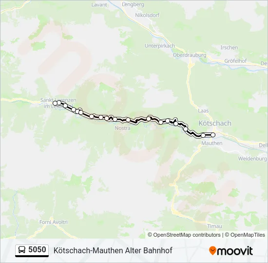 5050 Bus Line Map