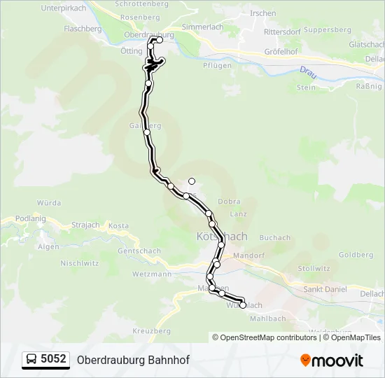 5052 Bus Line Map