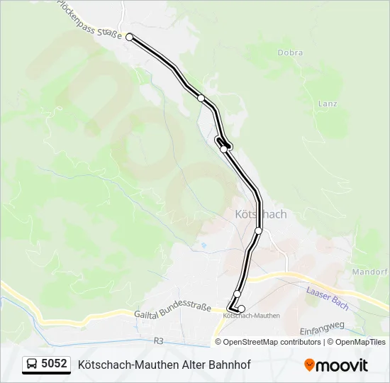 5052 Bus Line Map