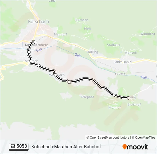 5053 Bus Line Map