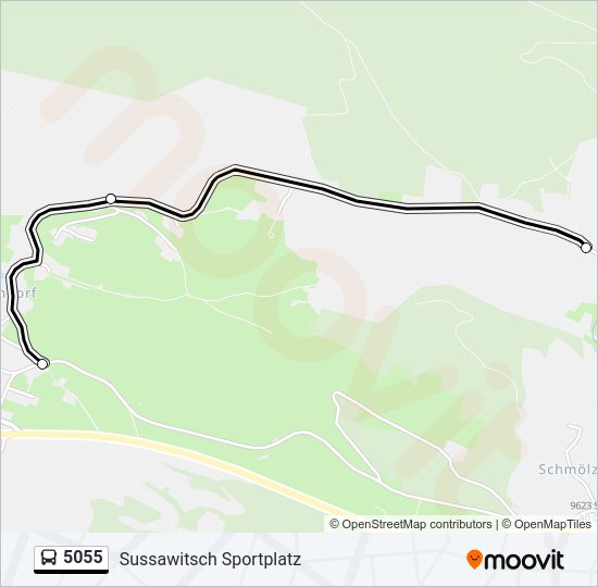 5055 Bus Line Map
