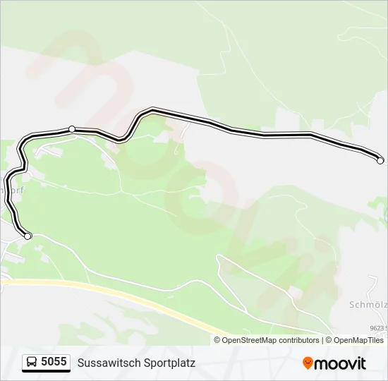 5055 Bus Line Map