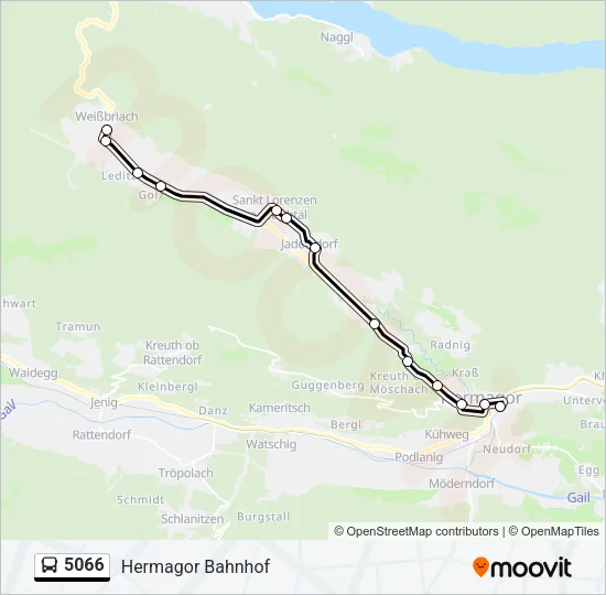 5066 Bus Line Map