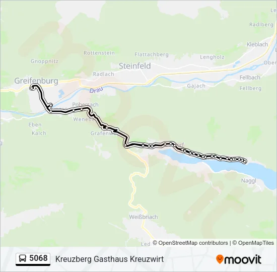 5068 Bus Line Map