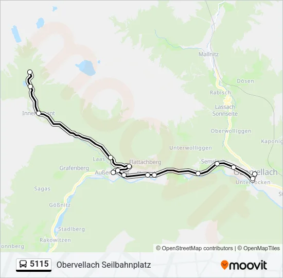 5115 Bus Line Map