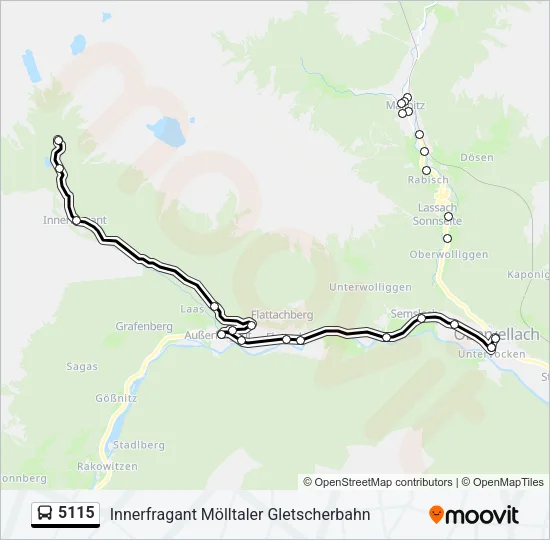 5115 Bus Line Map