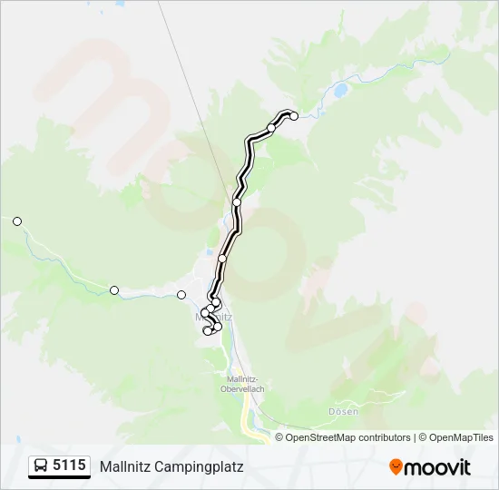 5115 Bus Line Map