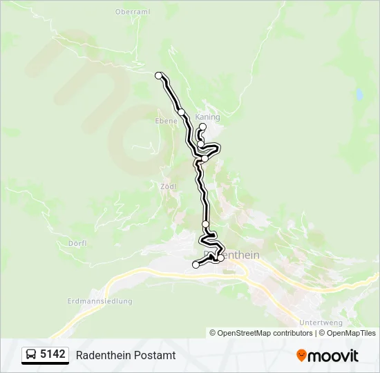 5142 Bus Line Map