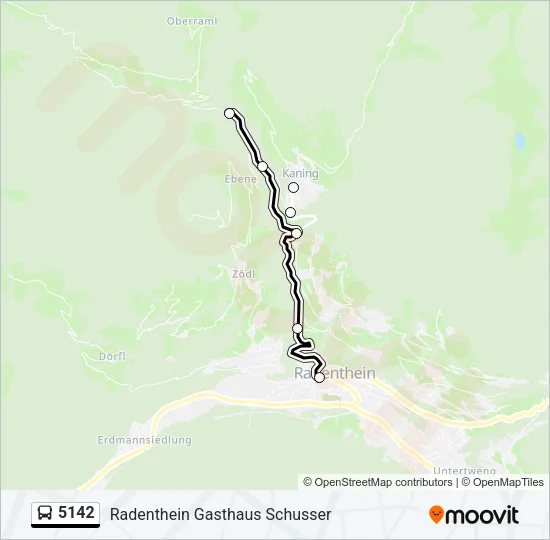 5142 Bus Line Map