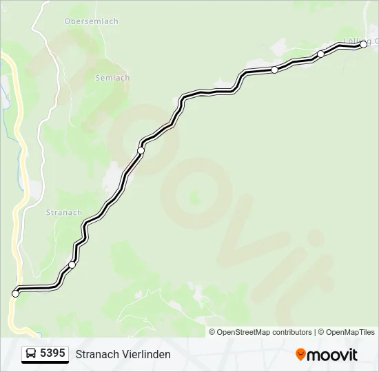 5395 Bus Line Map