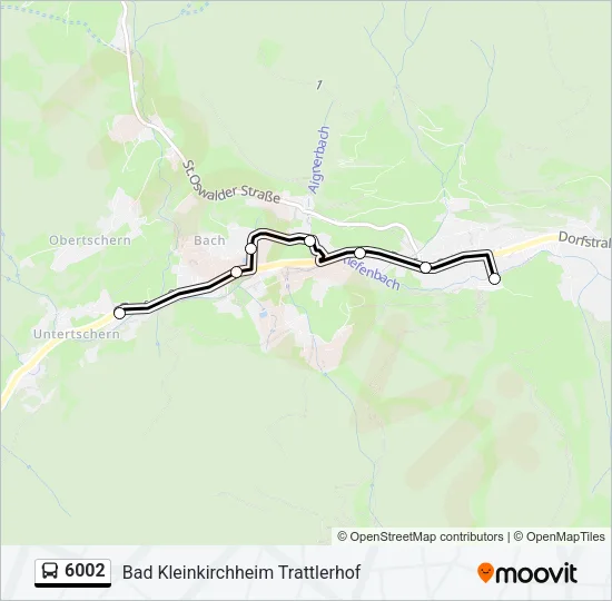 6002 Bus Line Map