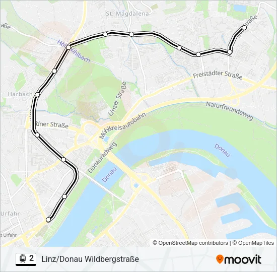 2 Light Rail Line Map